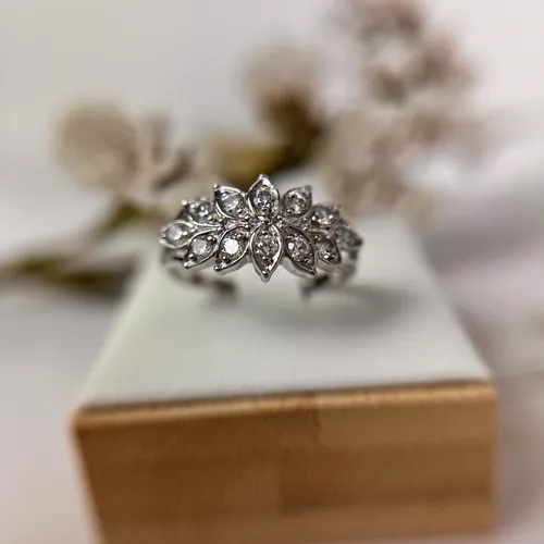Inel din argint cu cubic zirconia 12-1-i37324