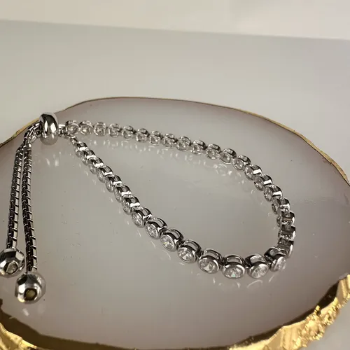 Bratara din argint cu pietre de cubic zirconia 13-1-i51186